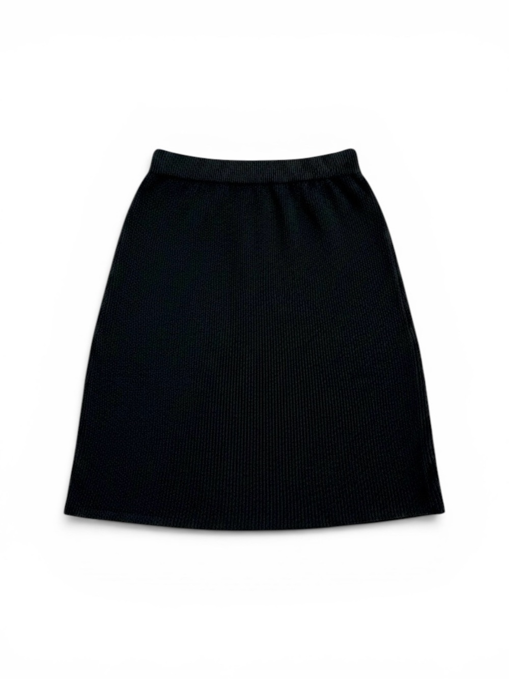 St. John Collection Vintage Santana Knit Skirt Black 2